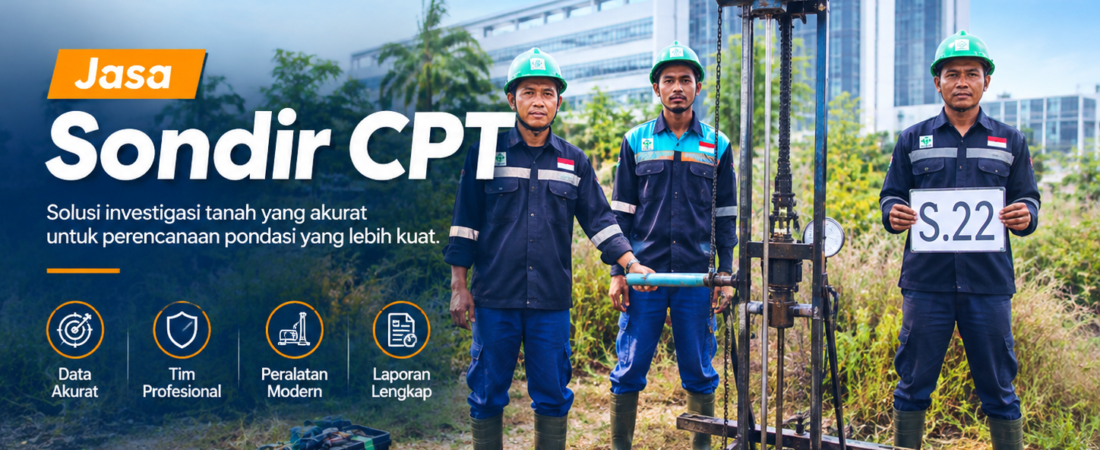 Jasa Sondir CPT untuk Investigasi Tanah dan Perencanaan Pondasi
